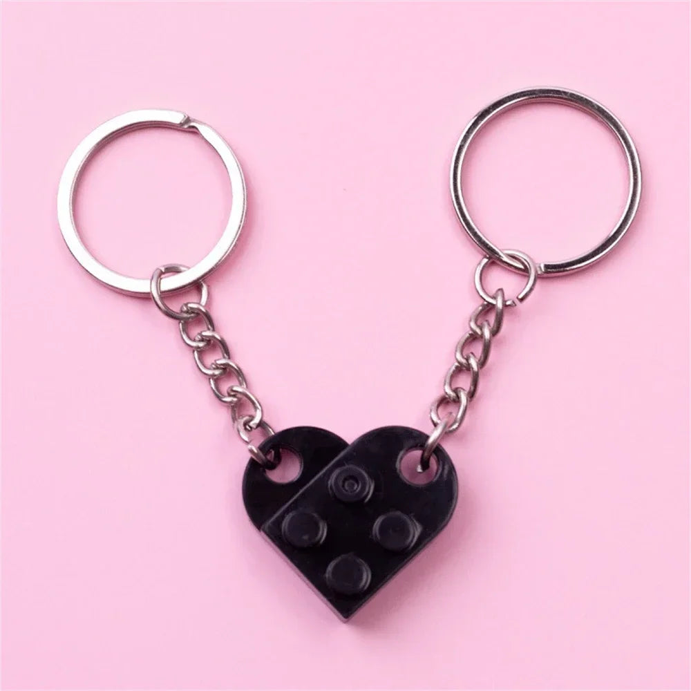 Lego Loveheart Keychain