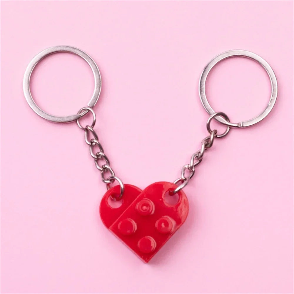 Lego Loveheart Keychain