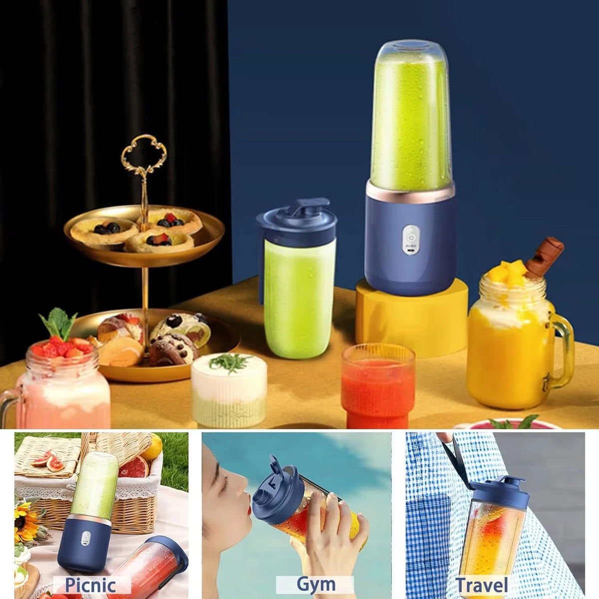Portable Mini Juicer Blender