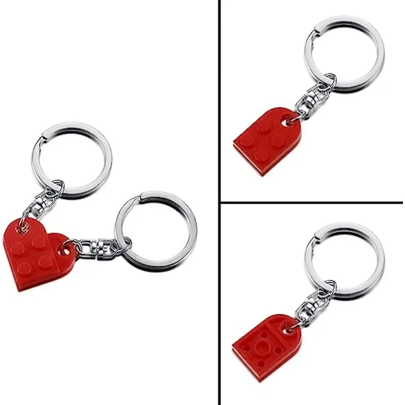 Lego Loveheart Keychain