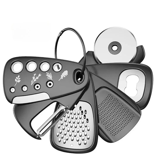 6-Piece Kitchen Gadgets Set – Space-Saving Cooking Tools with Grater, Peeler & More