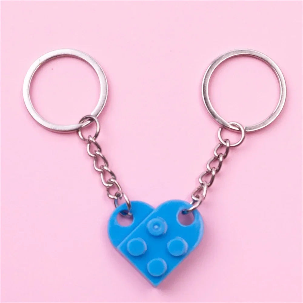 Lego Loveheart Keychain