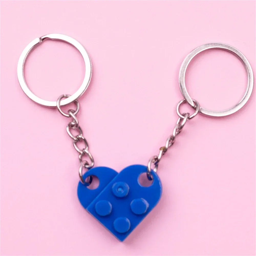Lego Loveheart Keychain