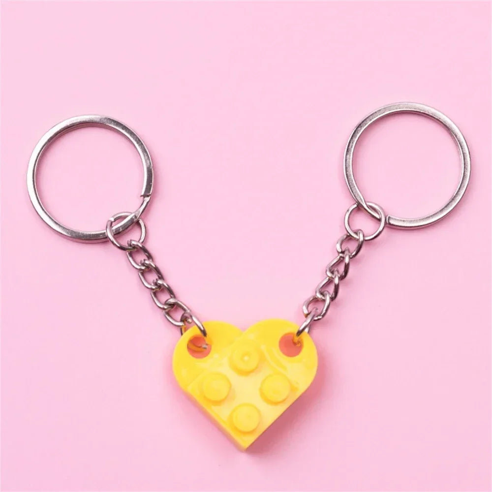 Lego Loveheart Keychain