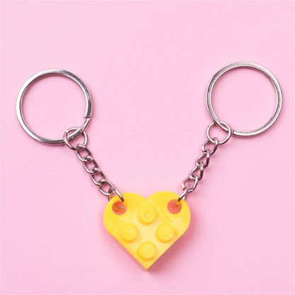 Lego Loveheart Keychain