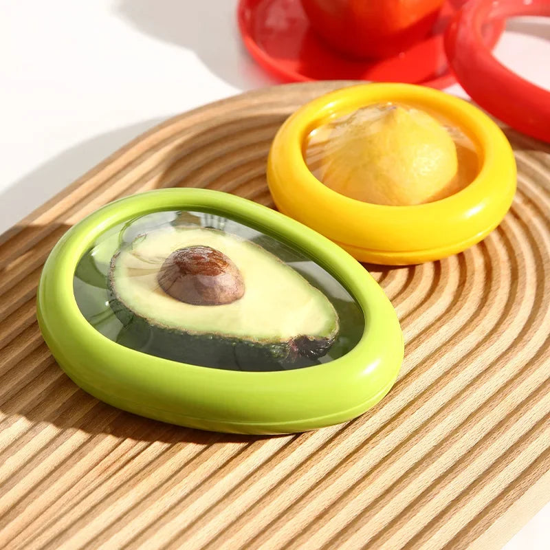 Fresh-Keeping Food Storage Containers – Avocado, Lemon & Vegetable Keeper