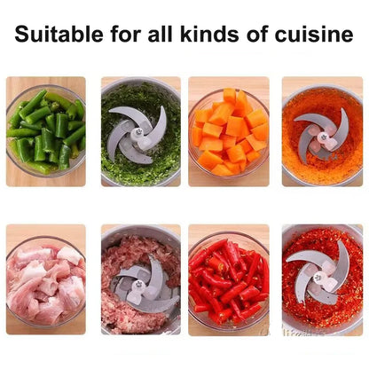 Stainless Steel Meat Grinder & Food Chopper – 2L, 3L or 5L