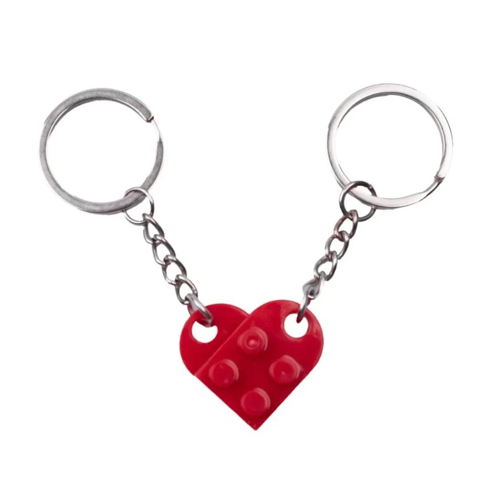 Lego Loveheart Keychain
