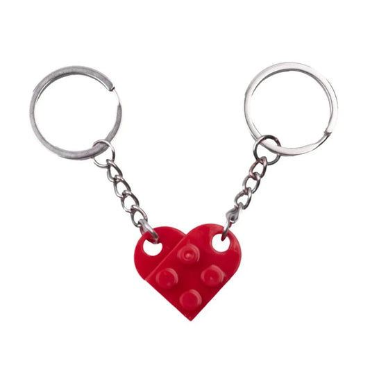Lego Loveheart Keychain