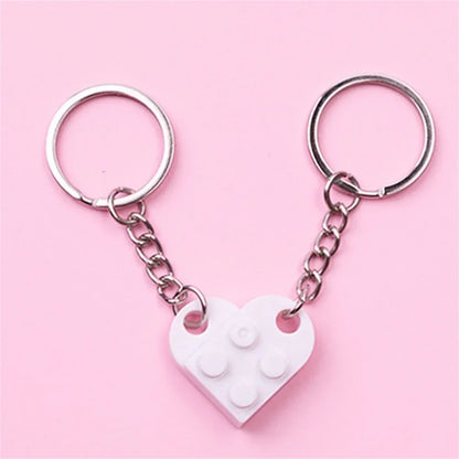 Lego Loveheart Keychain