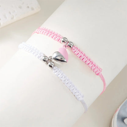 Couples Magnetic Heart Bracelets – Matching Set of 2
