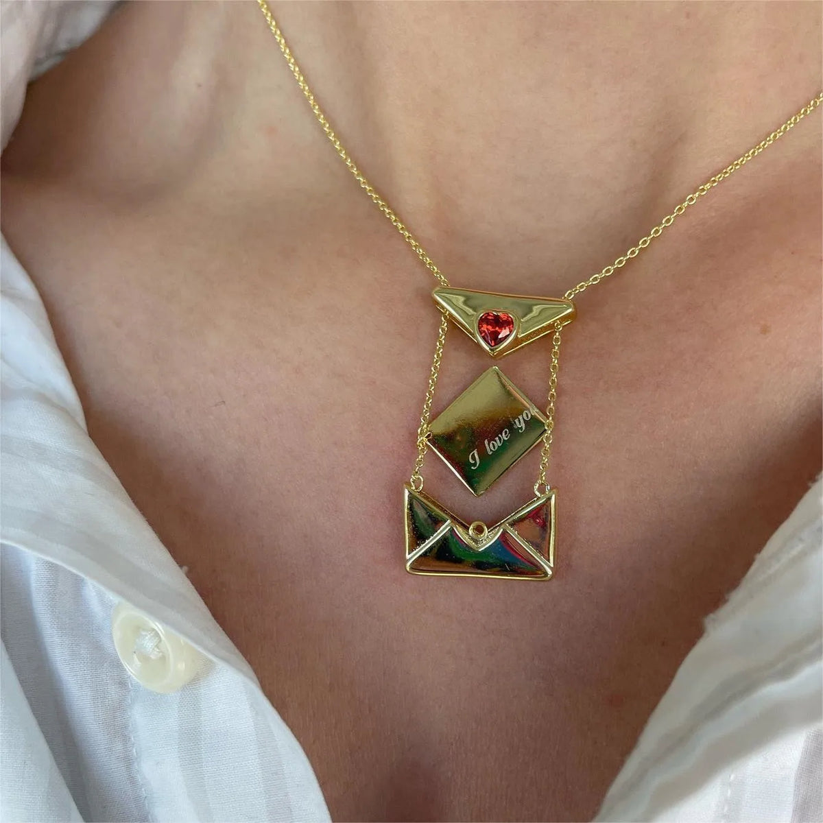 Love You Pendant Necklace