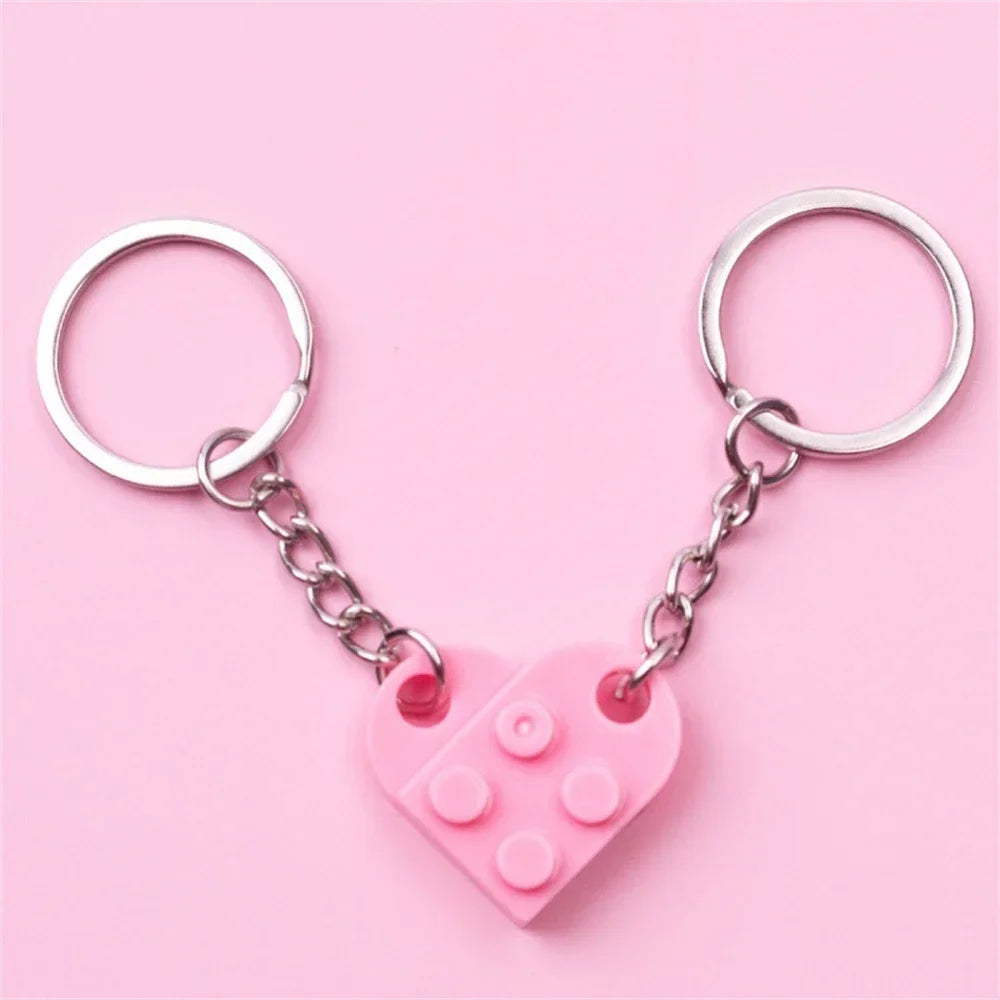 Lego Loveheart Keychain