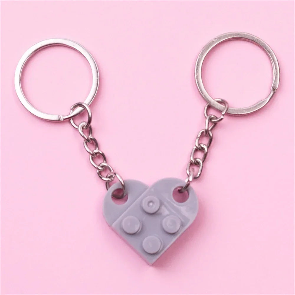 Lego Loveheart Keychain