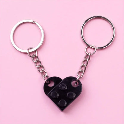 Lego Loveheart Keychain