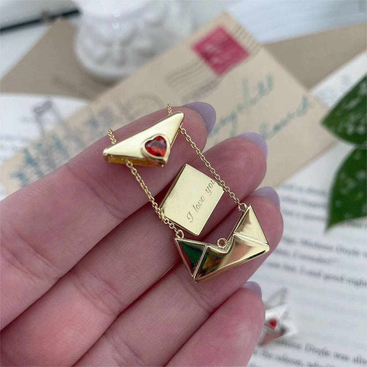 Love You Pendant Necklace